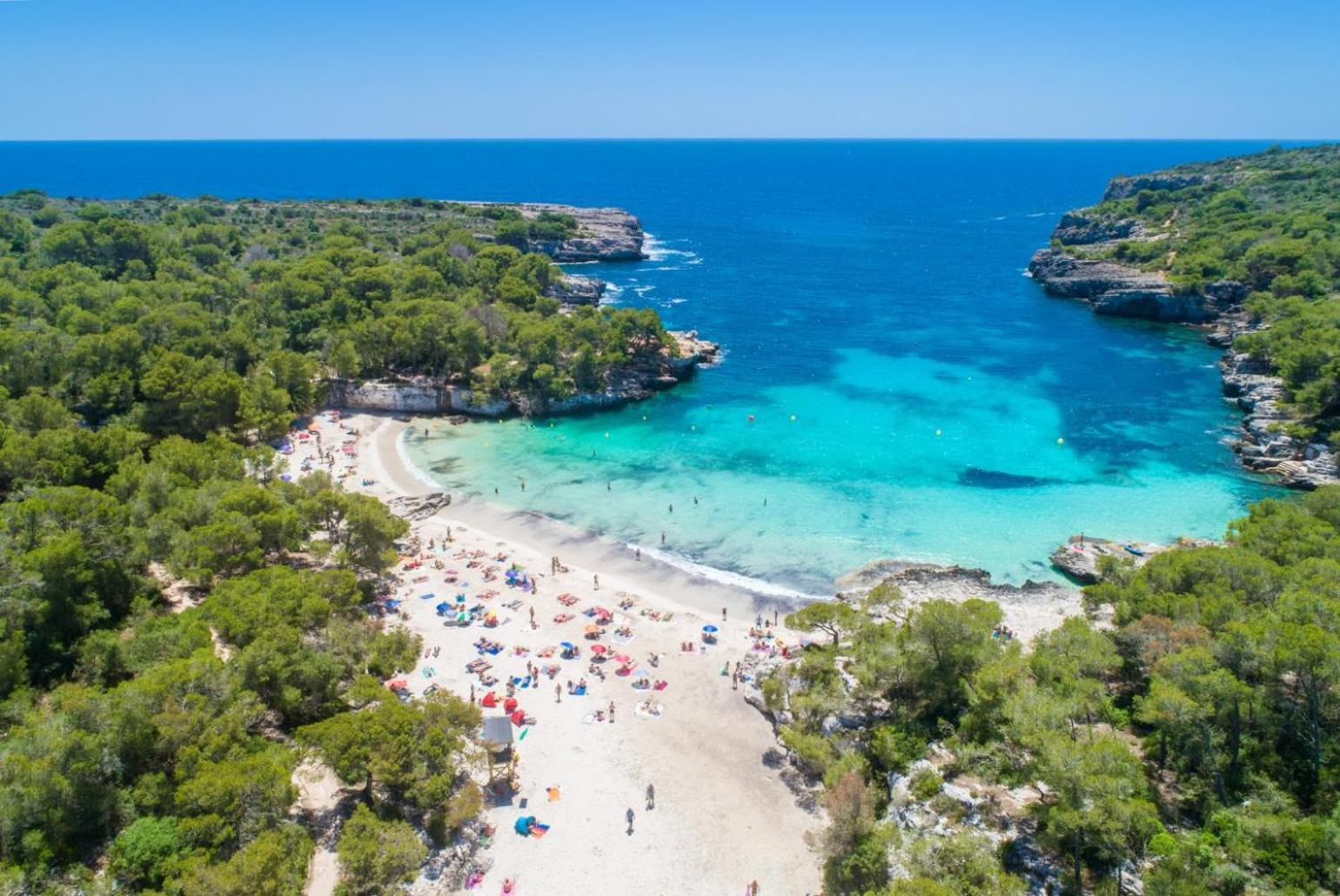 Villa Palmera Cala En Porter  Luaran gambar
