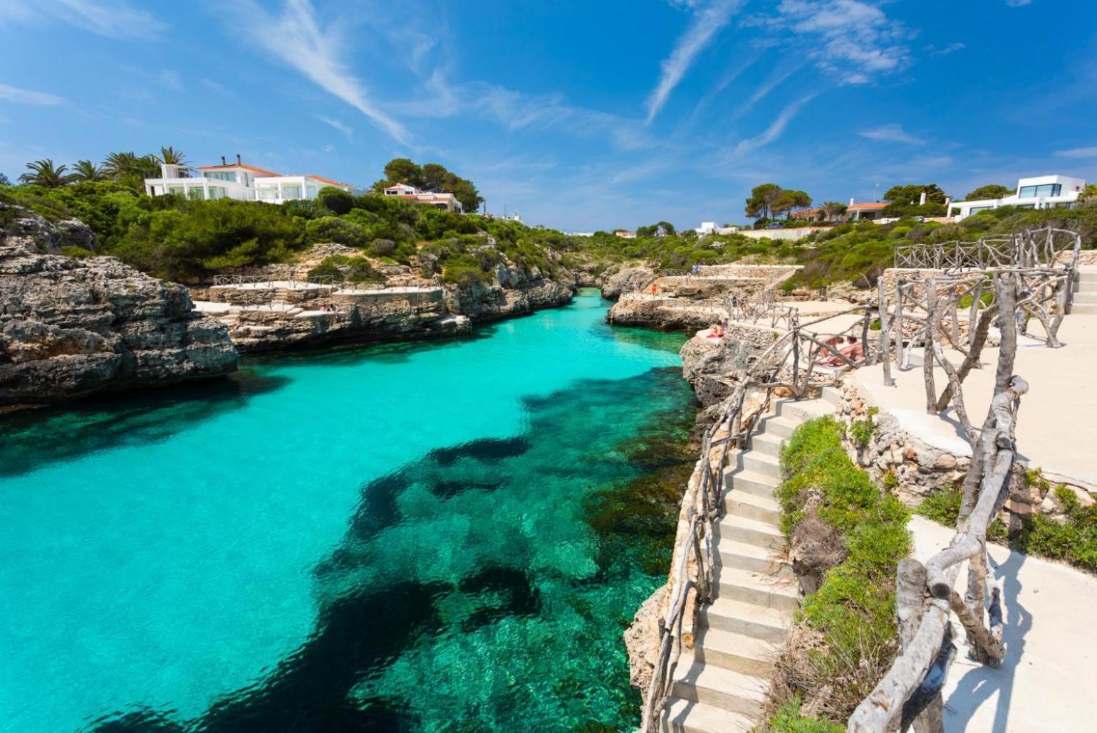 Villa Palmera Cala En Porter  Luaran gambar